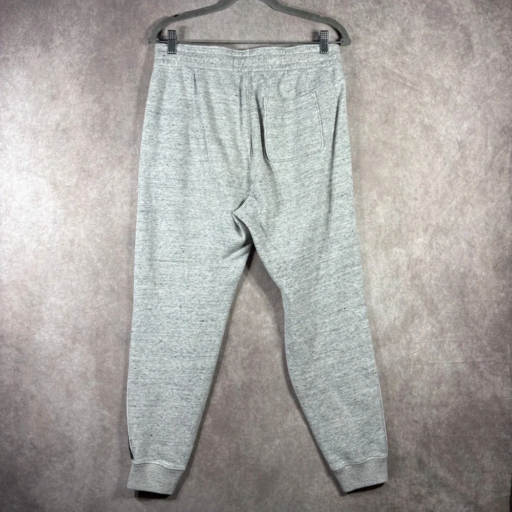 Abercrombie & Fitch Jogger Pants Men Small Heather Gray Soft A&F Fleece Active